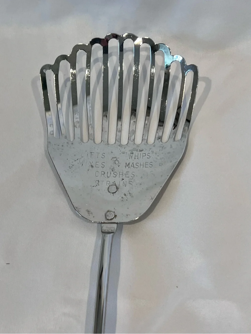 Vintage Chief Chrome Potato Masher Whipper Tool
